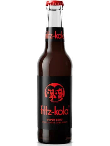 Botella de Fritz-Kola Super Zero, sin azúcar
